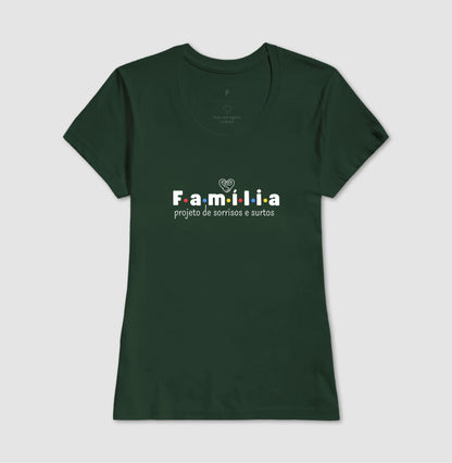 Camiseta Família - Projeto de sorrisos e caos