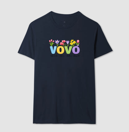 Camiseta Personalizada Vovó com Flores