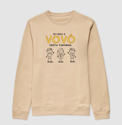 Suéter Eu sou a Vovó/Vovô desta turminha