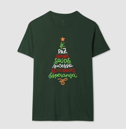 Camiseta Natal Árvore da positividade
