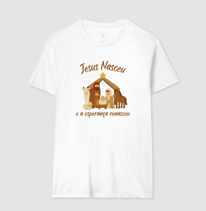 Camiseta natal Jesus Renasceu