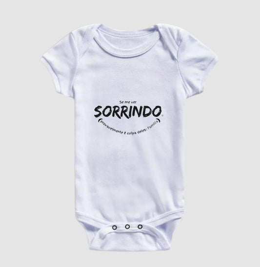 Body Infantil - Se me ver sorrindo