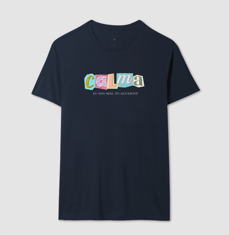 Camiseta Calma, mas com café na veia