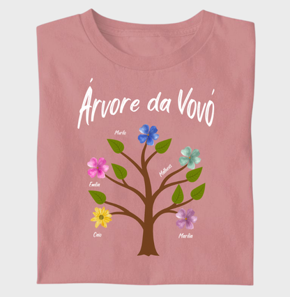 Camiseta Personalizada - Árvore da Vovó