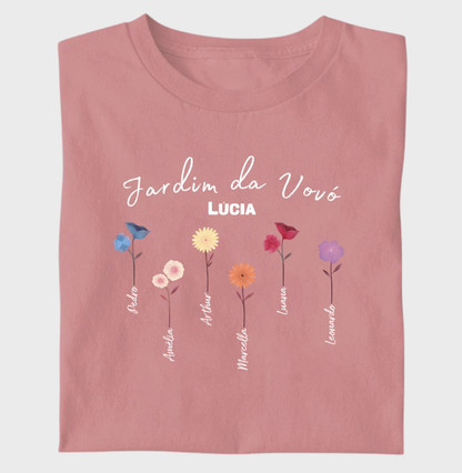 Camiseta Personalizada - Jardim da Vovó