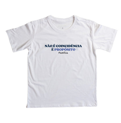 Camiseta Infantil - Não é coicidência