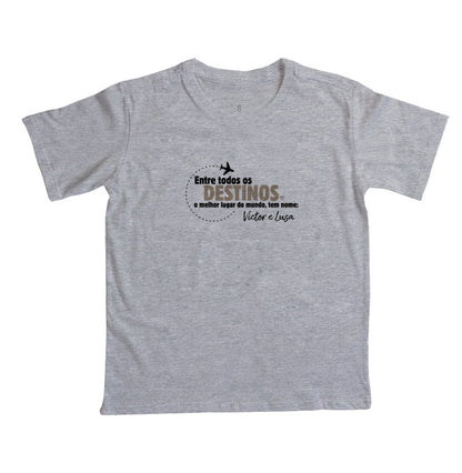 Camiseta Infantil - Entre todos os Destinos