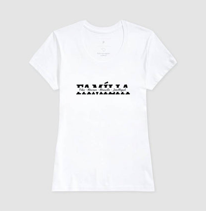 Camiseta Família - Nome dos integrantes