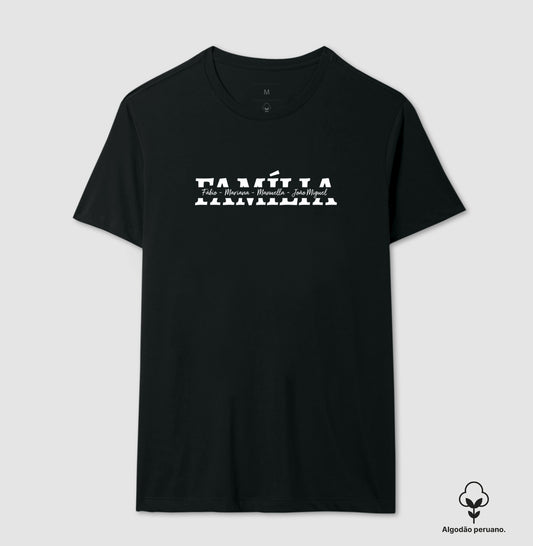 Camiseta Família - Nome dos integrantes