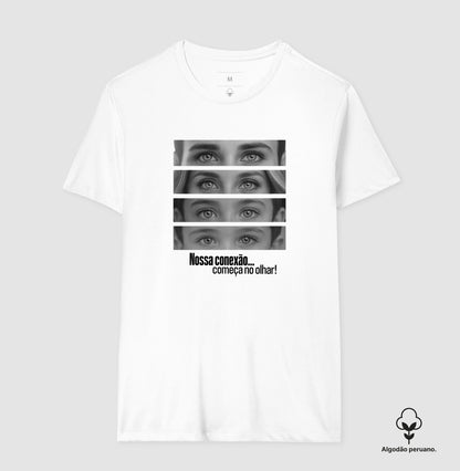 Camiseta Personalizada Olhares (Algodão Peruano)