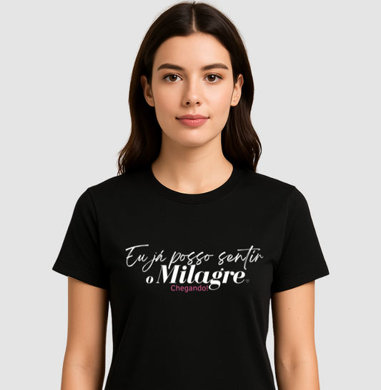 Camiseta Personalizada- Eu já posso sentir