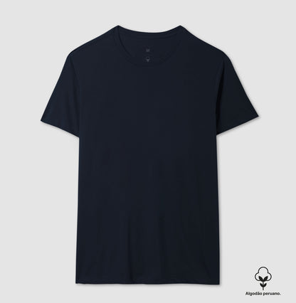 Camiseta Algodão Peruano Lisa