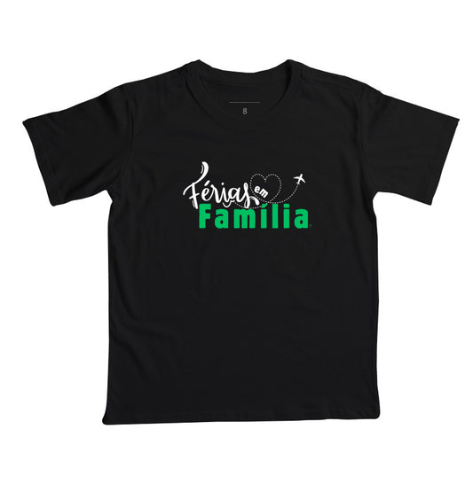 Camiseta Infantil Férias em Família