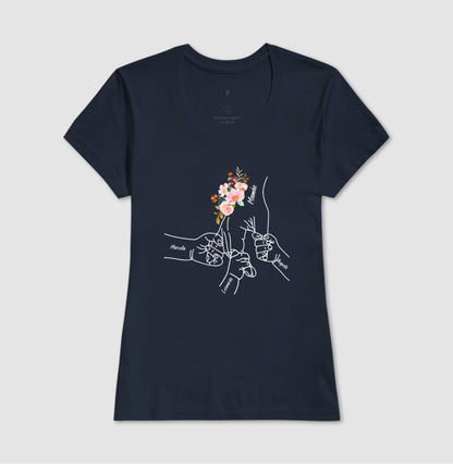 Camiseta Personalizada Mão de amor mãe