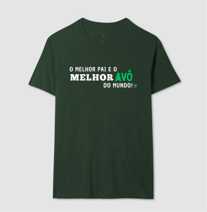 Camiseta Pai  Melhor Pai, Melhor Avô