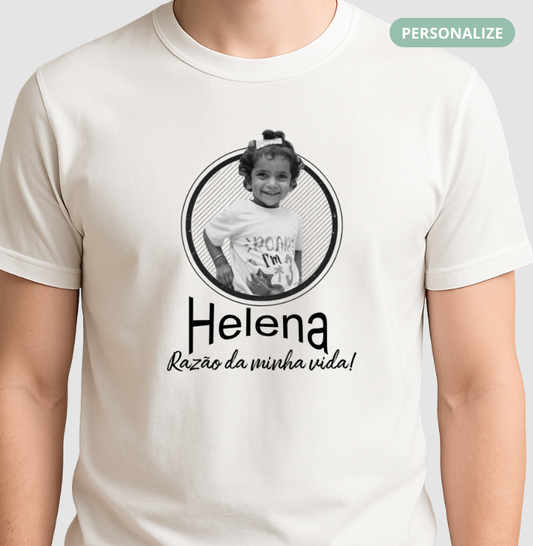 Camiseta Personalizada Pai - Filhos Razão da Vida