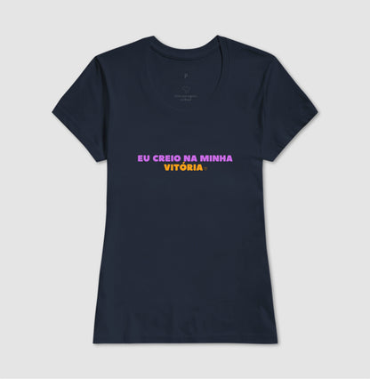 Camiseta Personalizada - Eu creio na vitória