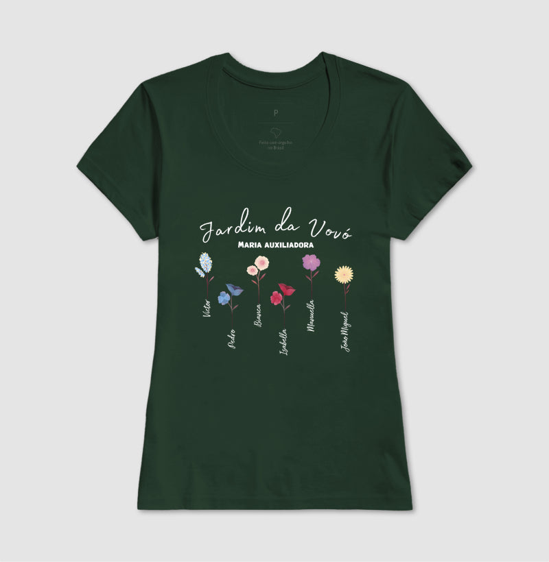 Camiseta Personalizada - Jardim da Vovó