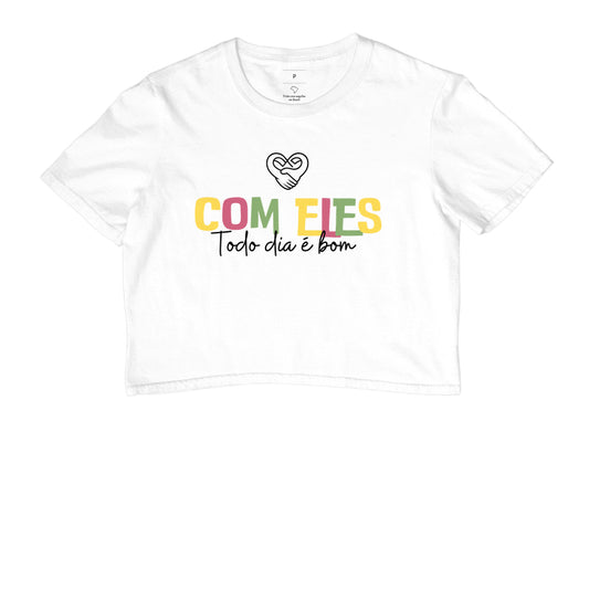 Cropped Família - Com eles