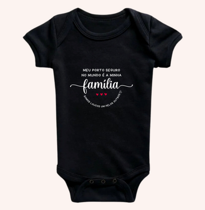 Body Infantil - Família Loucos um pelo outro