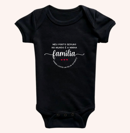 Body Infantil - Família Loucos um pelo outro