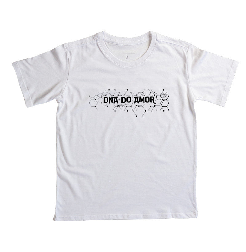 Camiseta Infantil Família Dna do amor