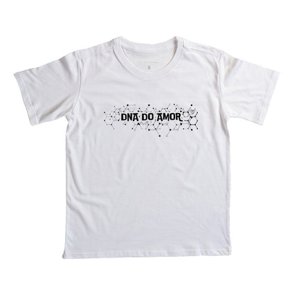 Camiseta Infantil Família Dna do amor