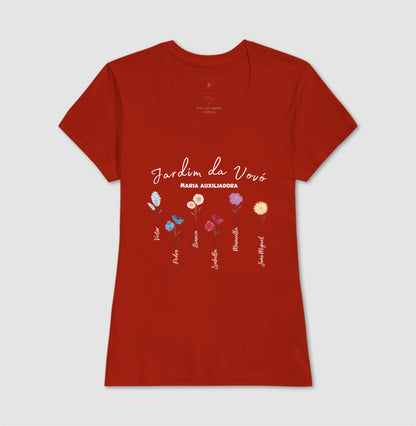 Camiseta Personalizada - Jardim da Vovó