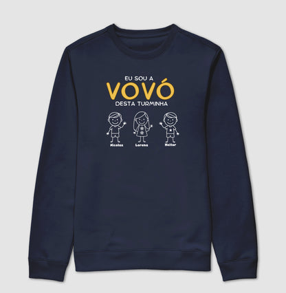 Suéter Eu sou a Vovó/Vovô desta turminha