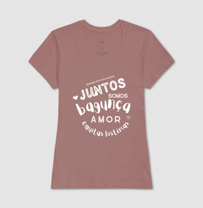 Camiseta - Família Juntos somos Bagunça