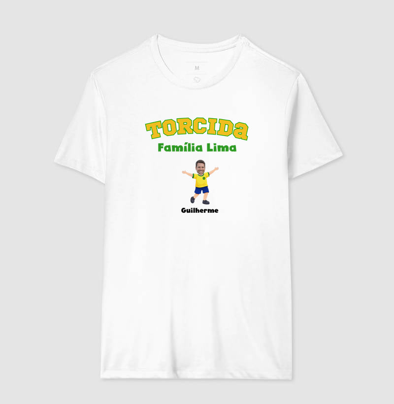 Camiseta Personalizada Torcida da Família