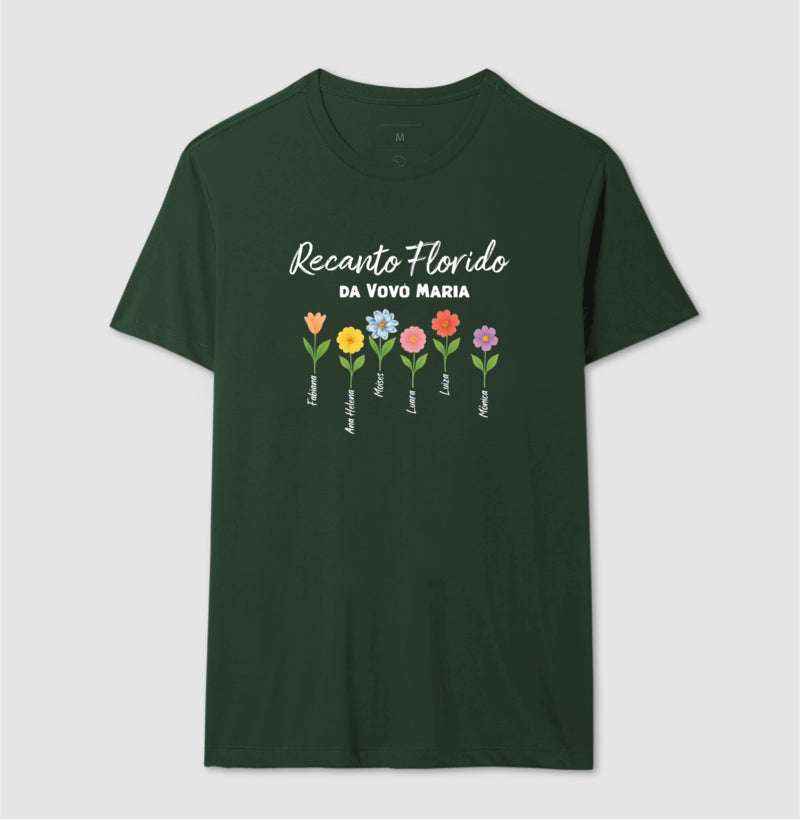 Camiseta Personalizada Recanto Florido da Vovó