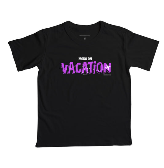 Camiseta Infantil Viagem Vacation Modo on
