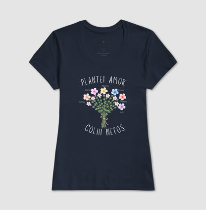 Camiseta Personalizada Plantei amor, colhi netos