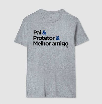 Camiseta Pai - Protetor e Melhor amigo