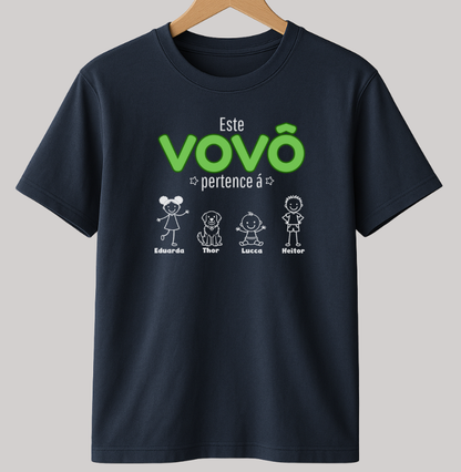 Camiseta Personalizada - Vovô/Vovó  Netos e Pets