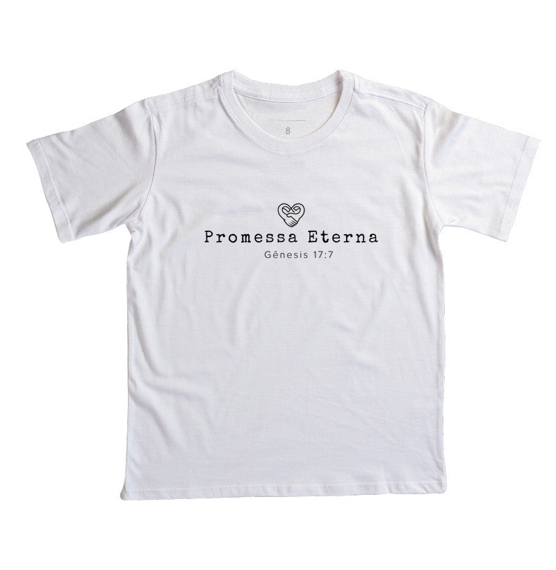 Camiseta Infantil Família Promessa eterna