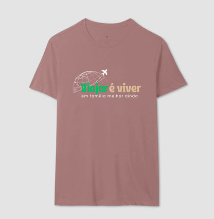 Camiseta - Viajar é Viver