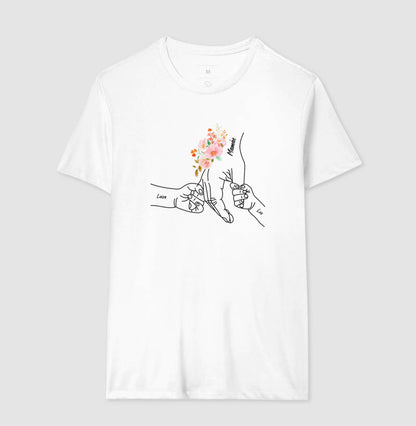 Camiseta Personalizada Mão de amor mãe
