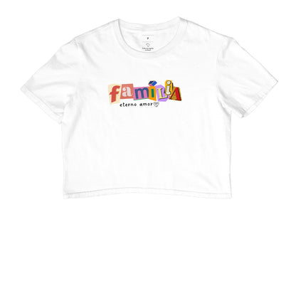 Cropped - Família Letra de Jornal