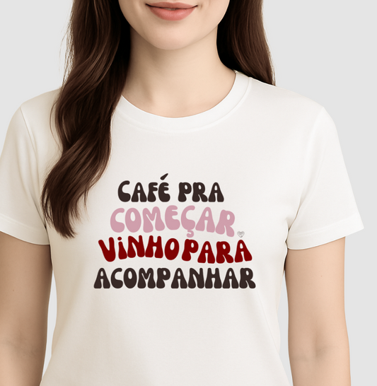 Camiseta - Café e Vinho