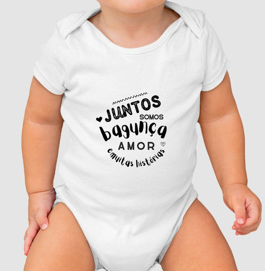 Body Infantil - Família Juntos somos Bagunça