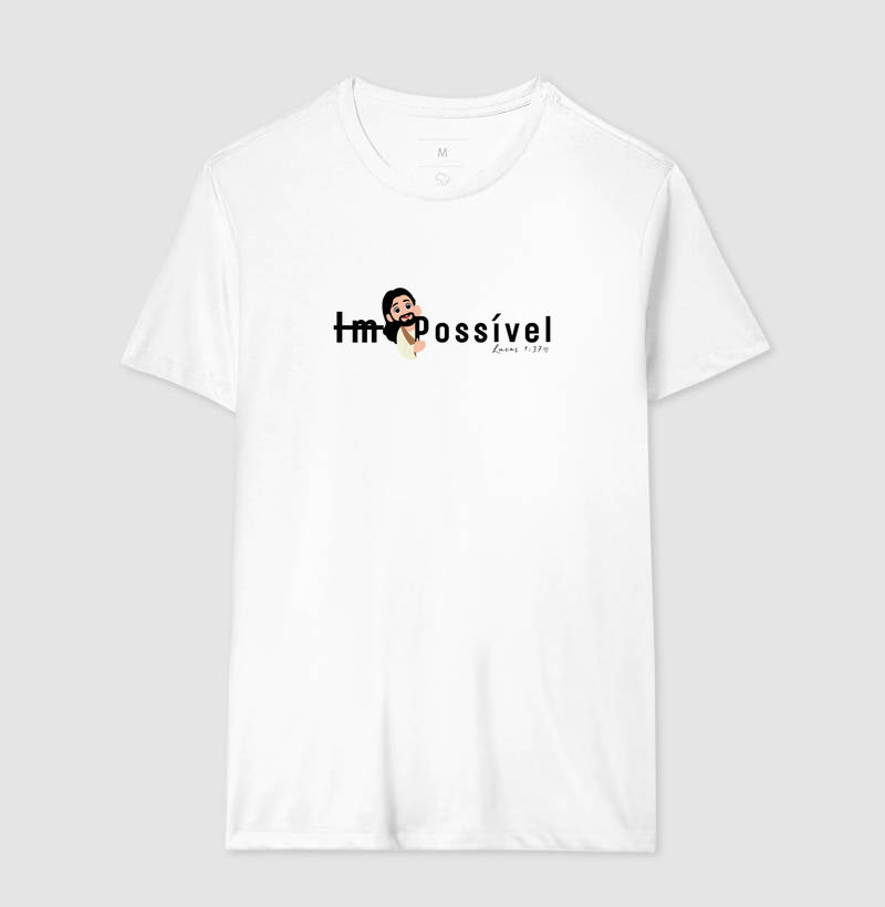 Camiseta Com Deus tudo é Possível