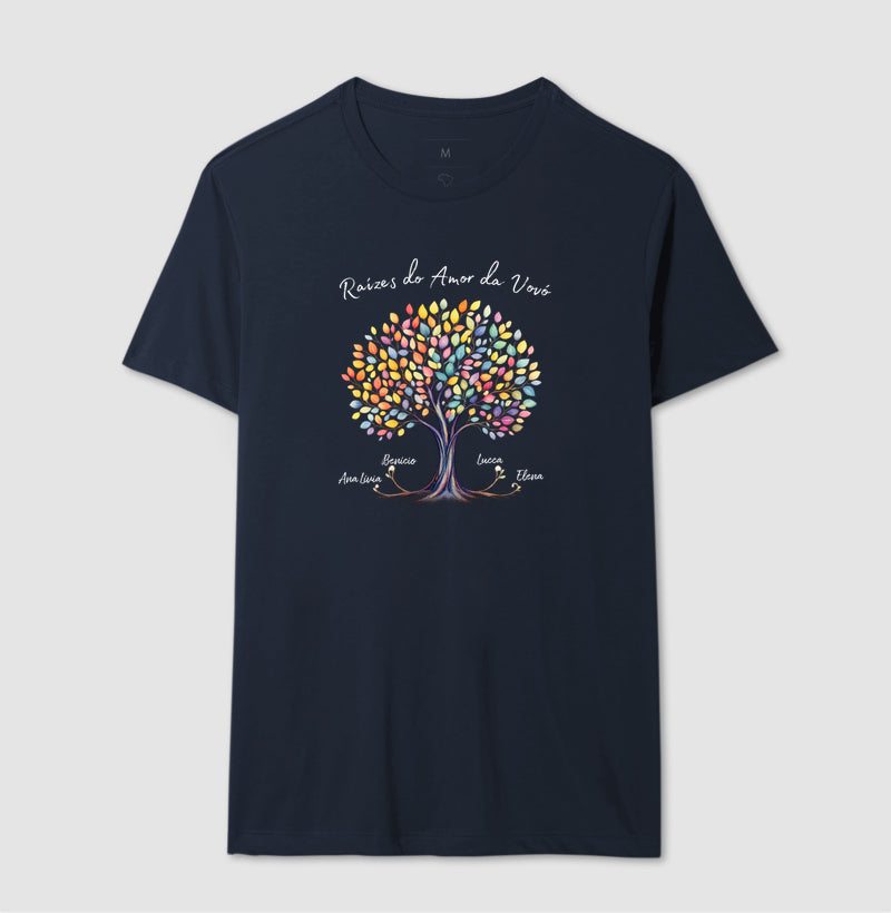 #6414-3 Ivane Ceron CAMISETA MARINHO M