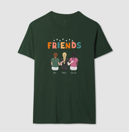 Camiseta Personalizada - Melhores Amigas