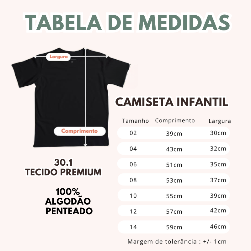Camiseta Infantil Personalizada Olhares