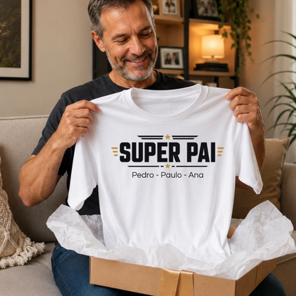 Camiseta Personalizada Super Pai