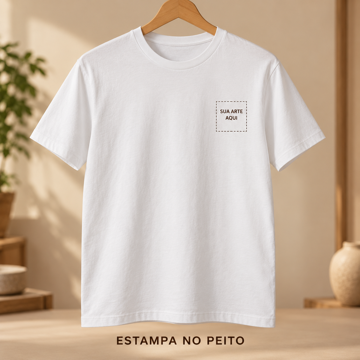 Camiseta Personalizada Envie a sua Arte - Frente