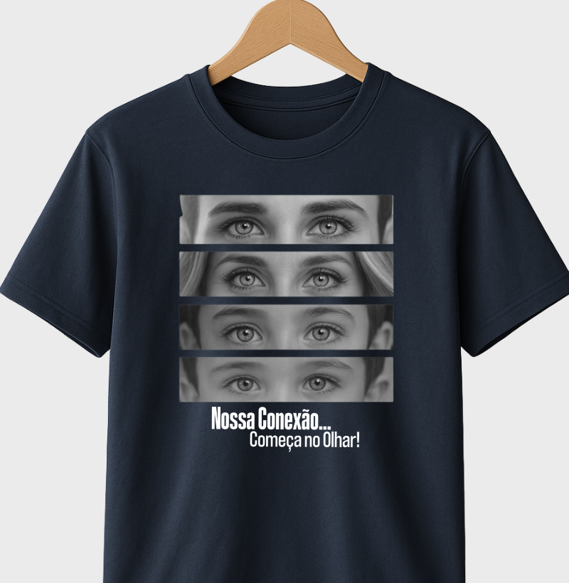 Camiseta Infantil Personalizada Olhares