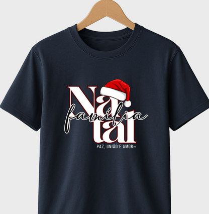 Camiseta Natal Paz, união e amor